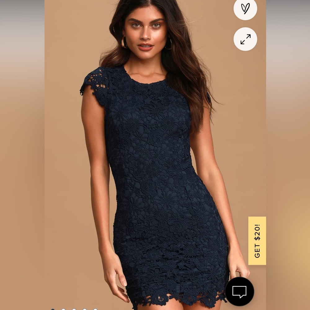 SALE!! 2X Host pick 🎉NWT Lulu’s Romance language backless lace dress - Picture 5 of 16